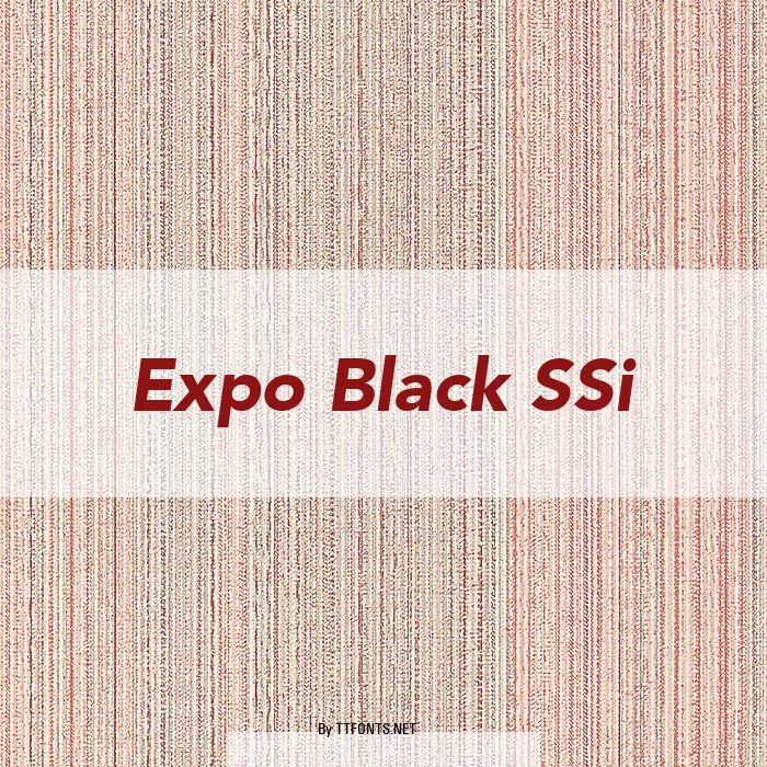 Expo Black SSi example