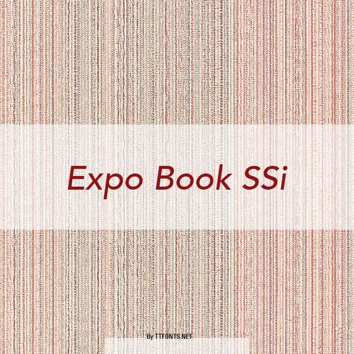 Expo Book SSi example