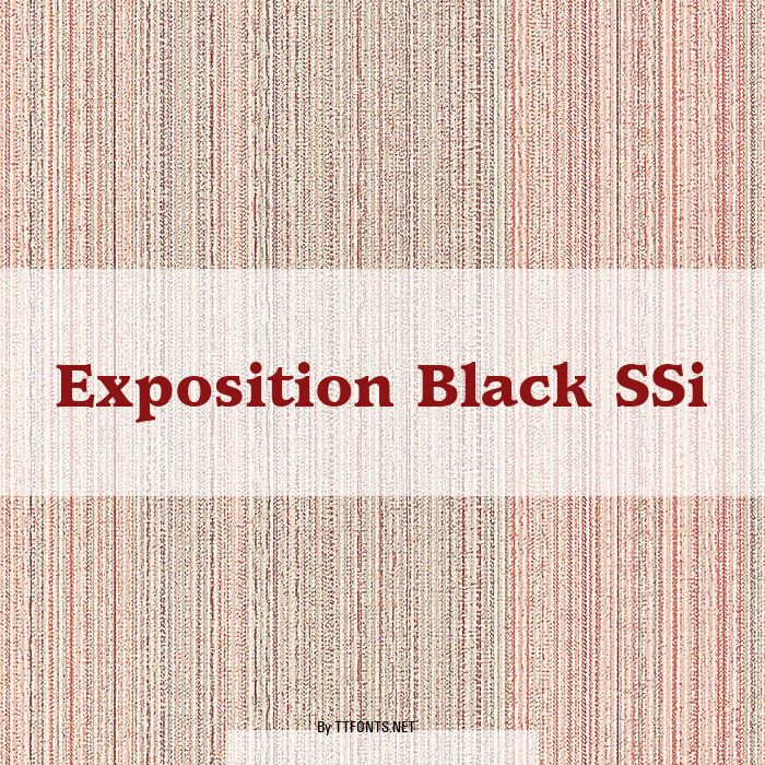 Exposition Black SSi example