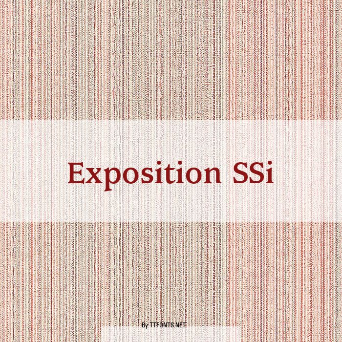 Exposition SSi example
