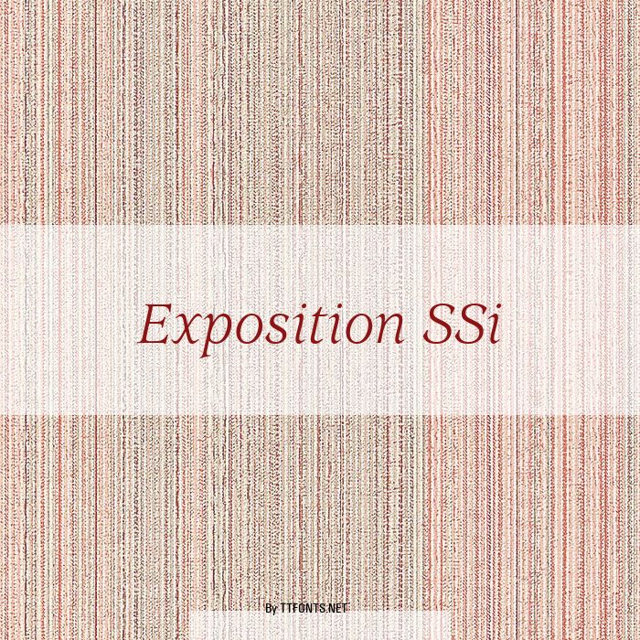 Exposition SSi example