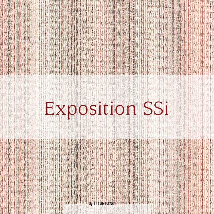 Exposition SSi example