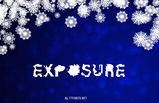 Exposure example