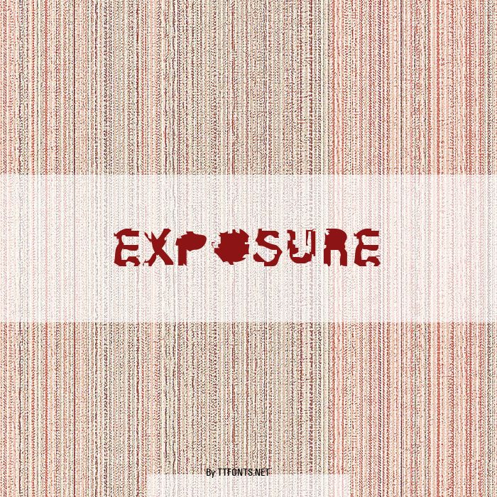 Exposure example