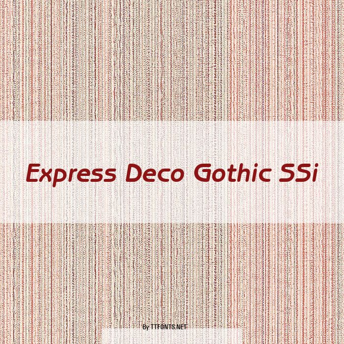 Express Deco Gothic SSi example