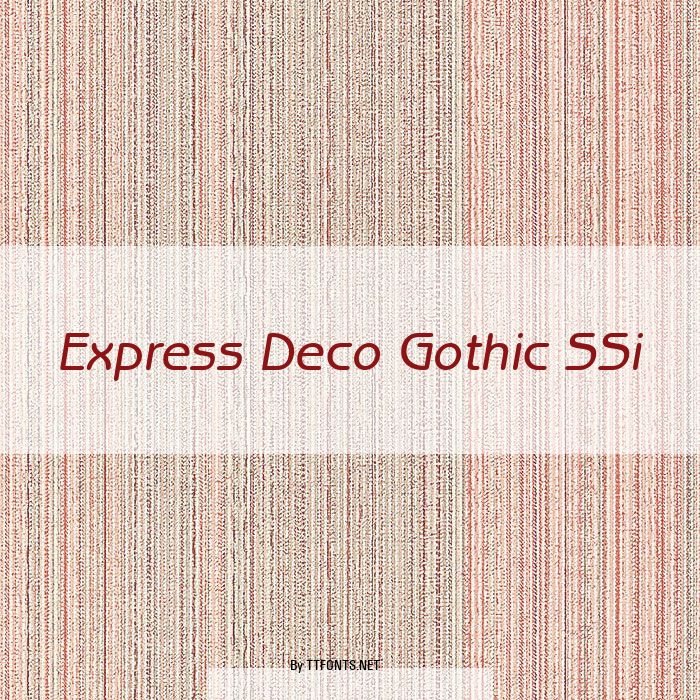 Express Deco Gothic SSi example