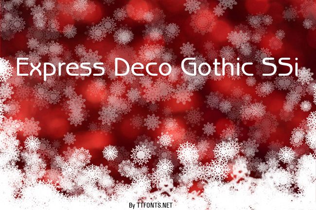 Express Deco Gothic SSi example
