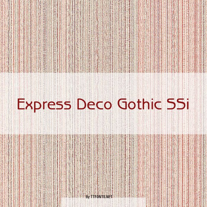 Express Deco Gothic SSi example