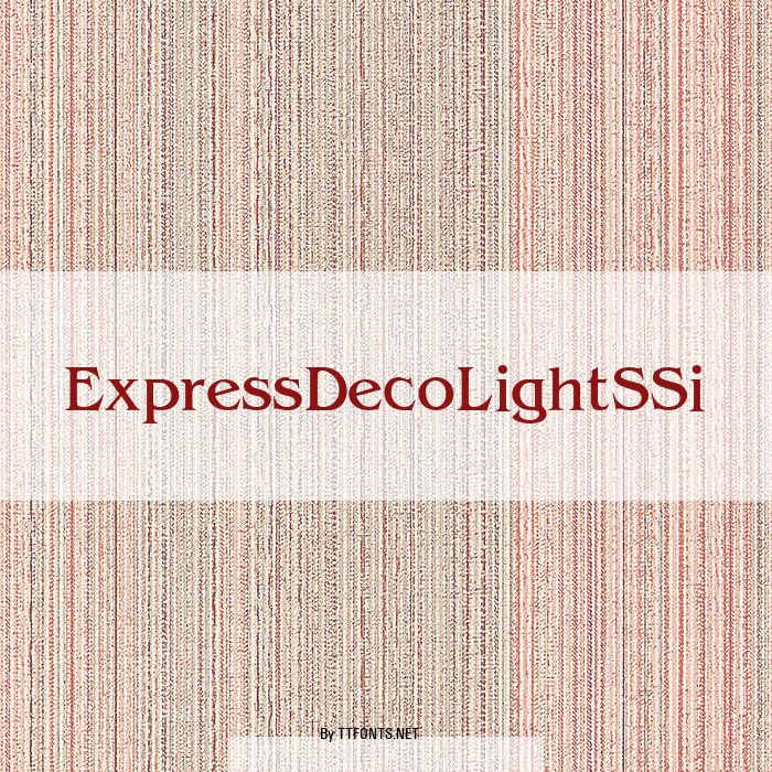 Express Deco Light SSi example