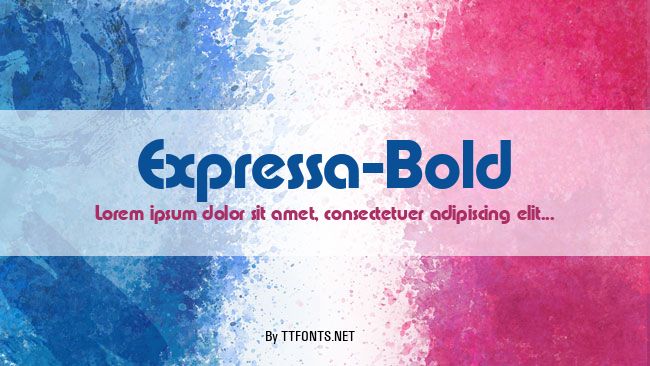 Expressa-Bold example