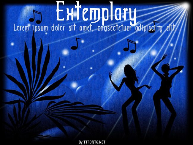 Extemplary example