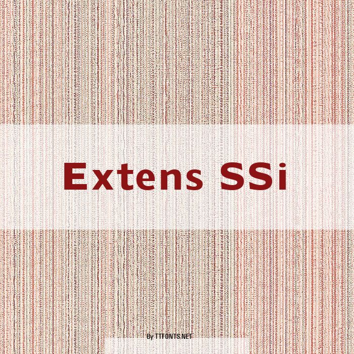 Extens SSi example