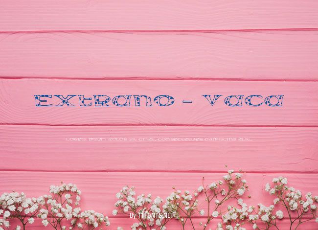 Extrano - Vaca example