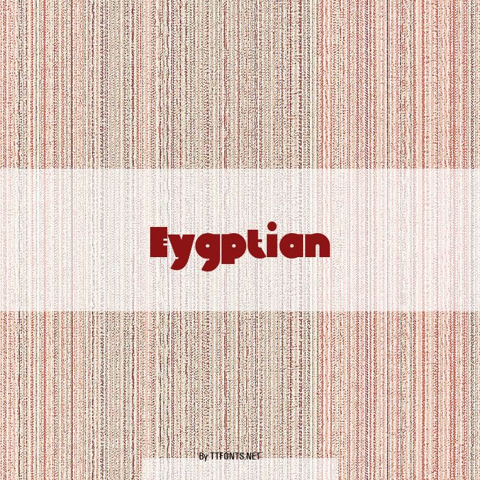 Eygptian example
