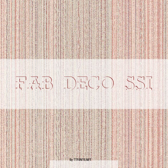 Fab Deco SSi example