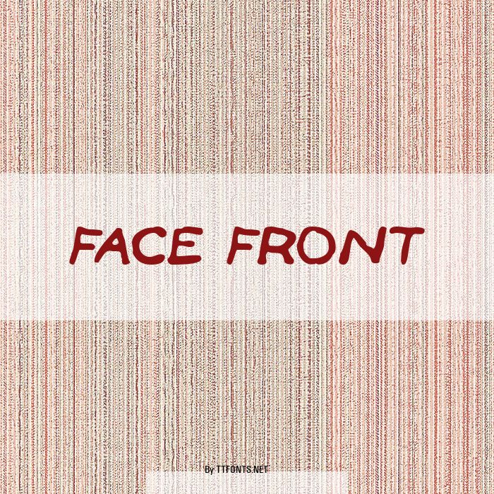 Face Front example