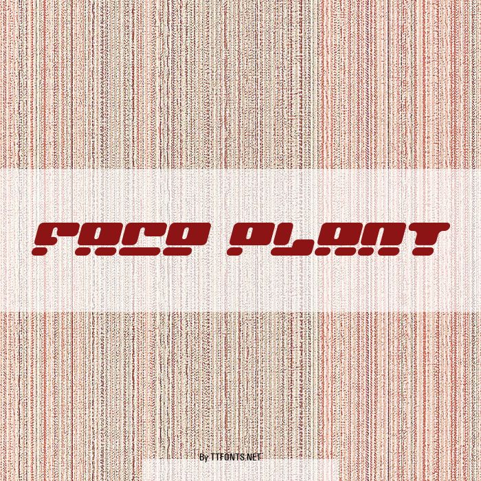 Face plant example