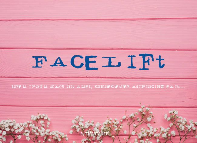 Facelift example