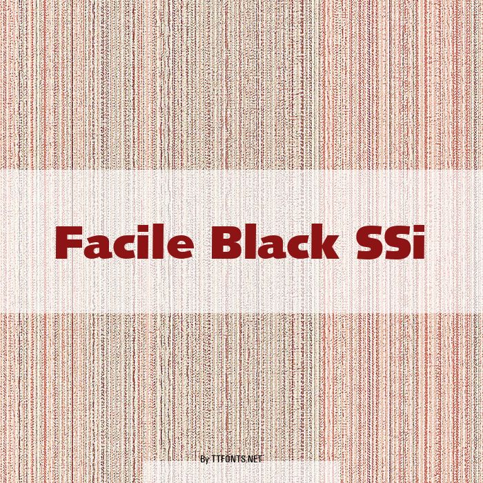 Facile Black SSi example