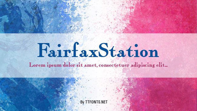 FairfaxStation example