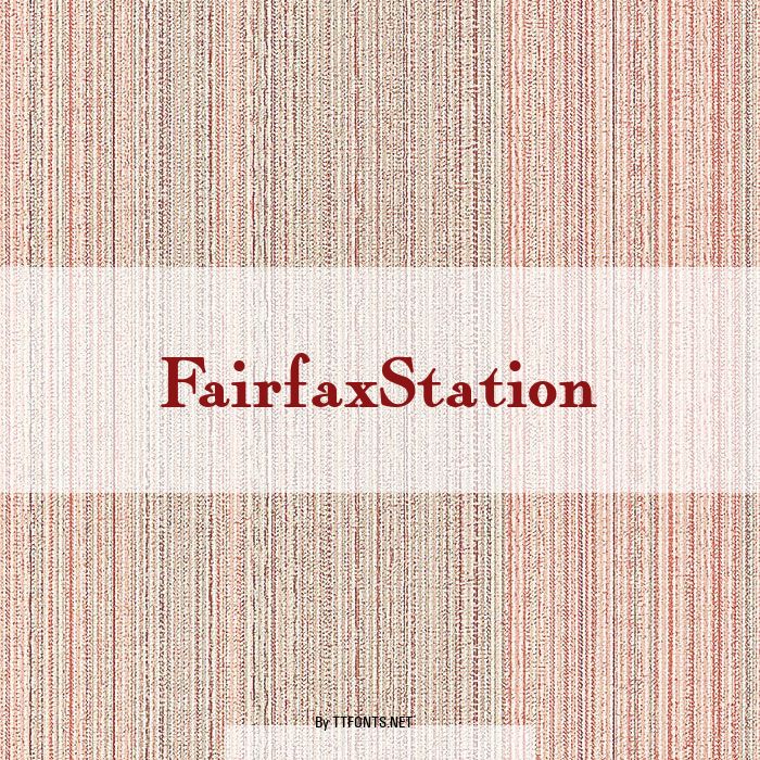 FairfaxStation example