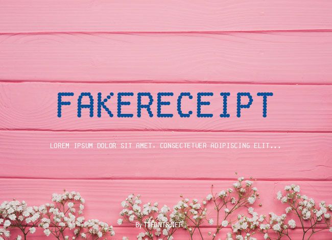 FakeReceipt example