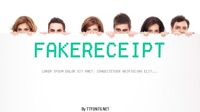 FakeReceipt example