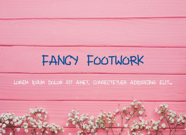 Fancy Footwork example