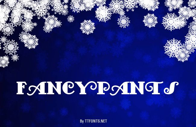 FancyPants example