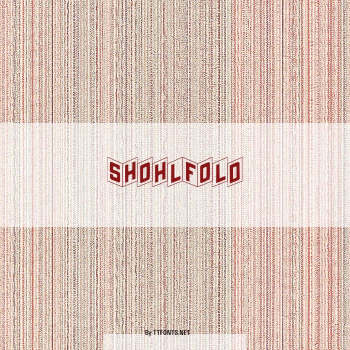 ShohlFold example