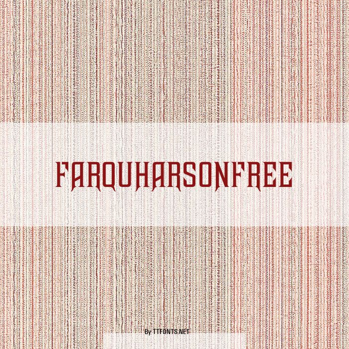 FarquharsonFree example