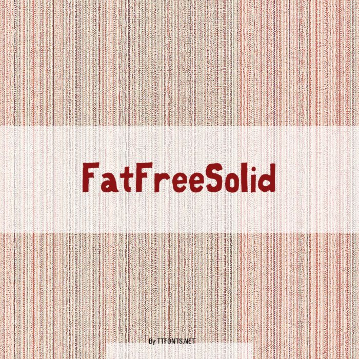 FatFreeSolid example