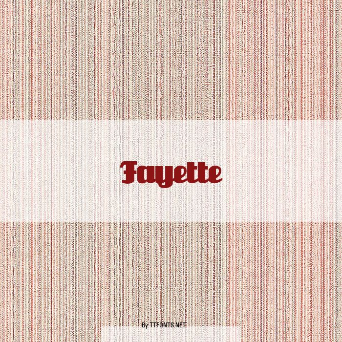 Fayette example