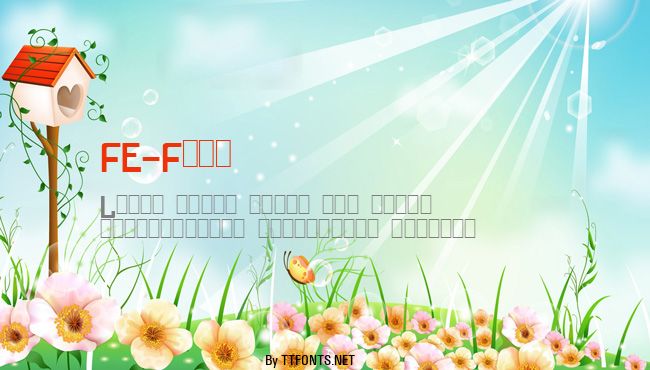 FE-Font example