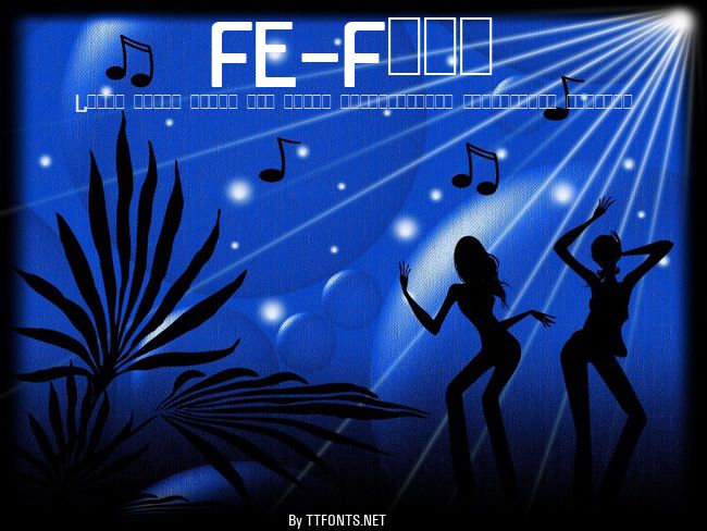 FE-Font example