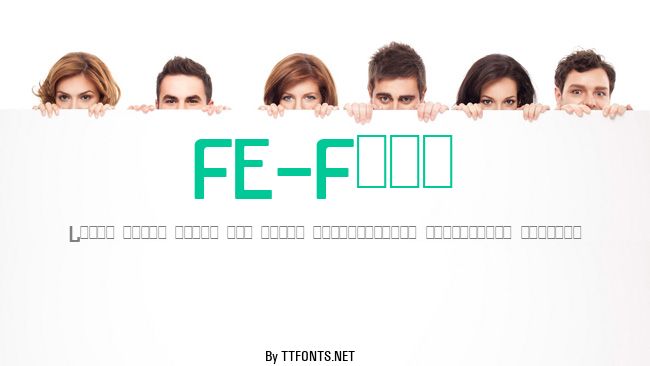 FE-Font example
