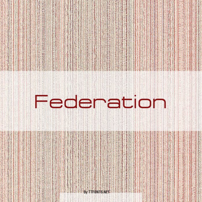 Federation example