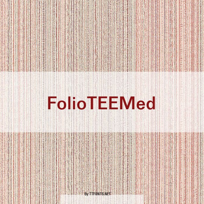 FolioTEEMed example