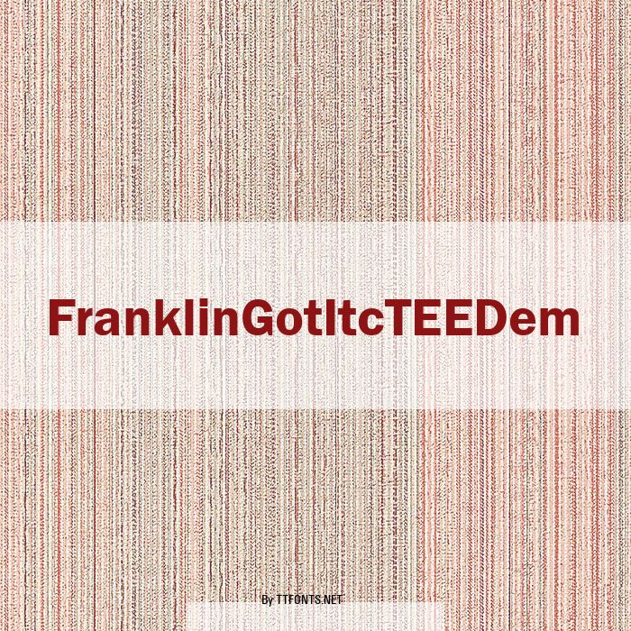 FranklinGotItcTEEDem example