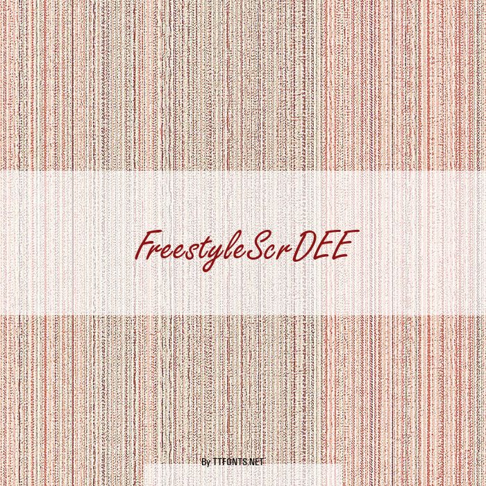 FreestyleScrDEE example