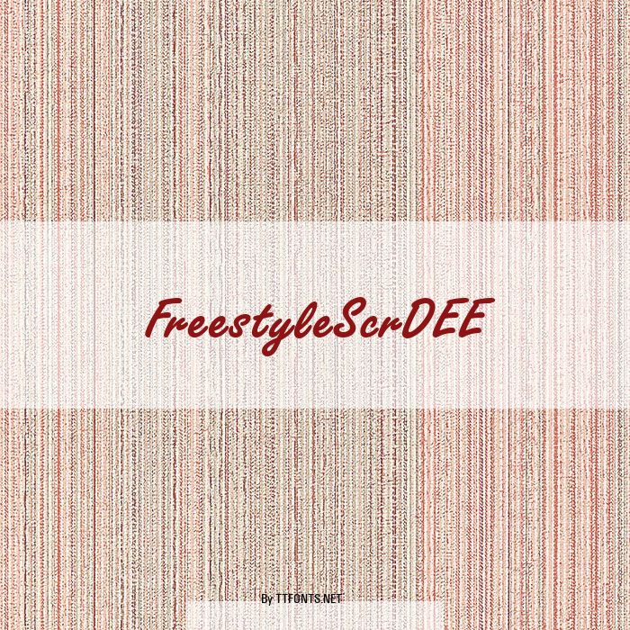 FreestyleScrDEE example