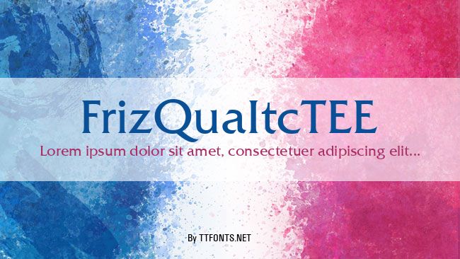 FrizQuaItcTEE example