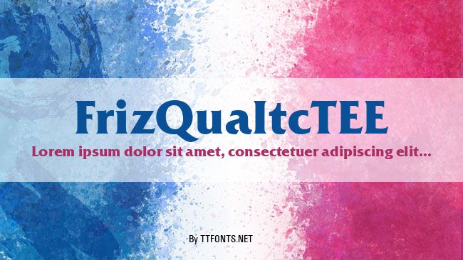 FrizQuaItcTEE example