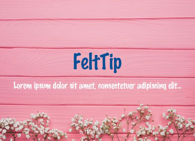 FeltTip example