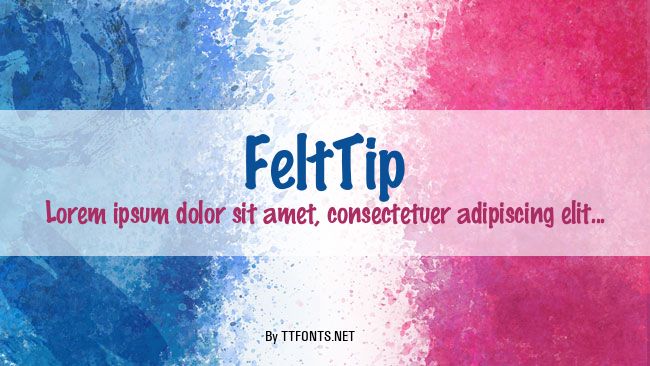 FeltTip example