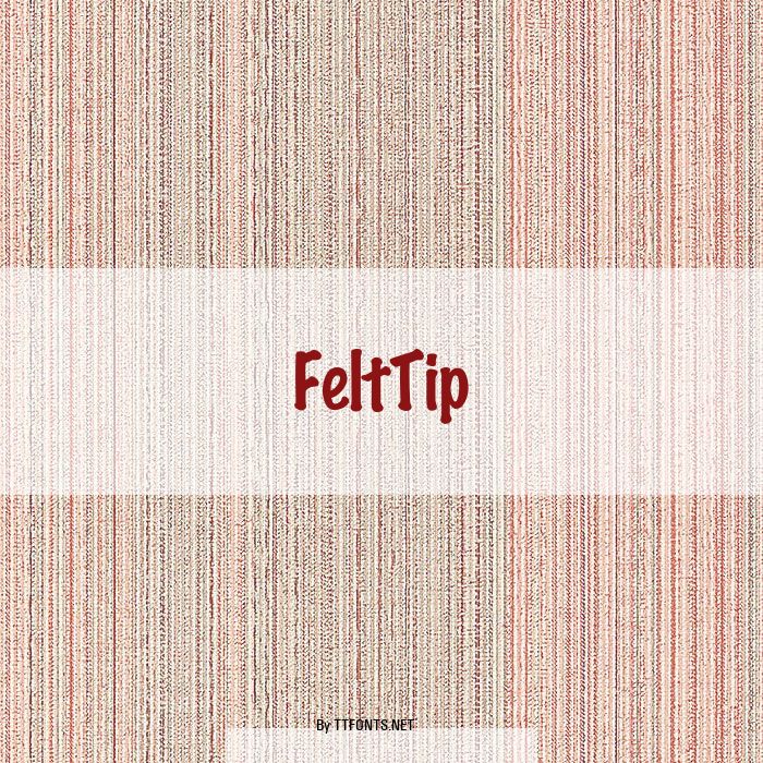 FeltTip example