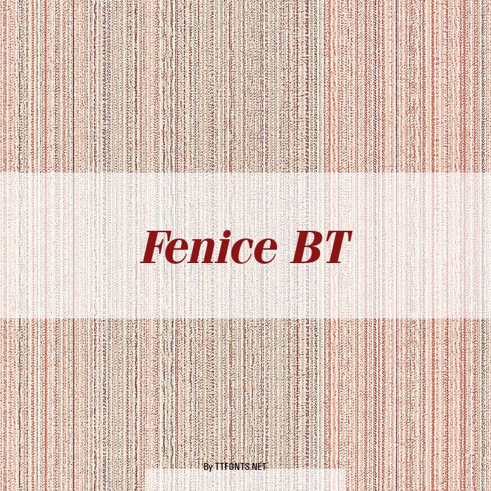 Fenice BT example