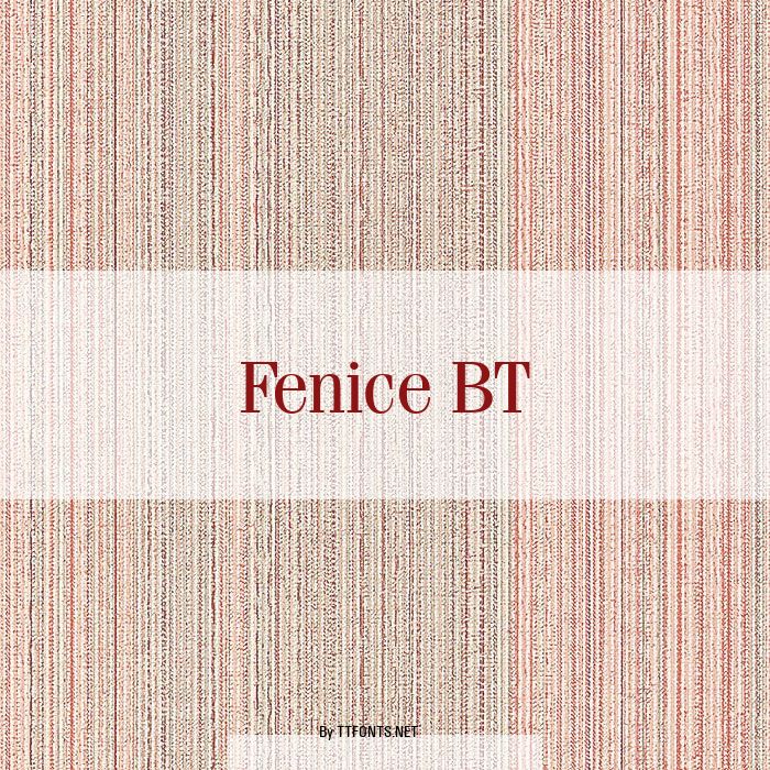 Fenice BT example