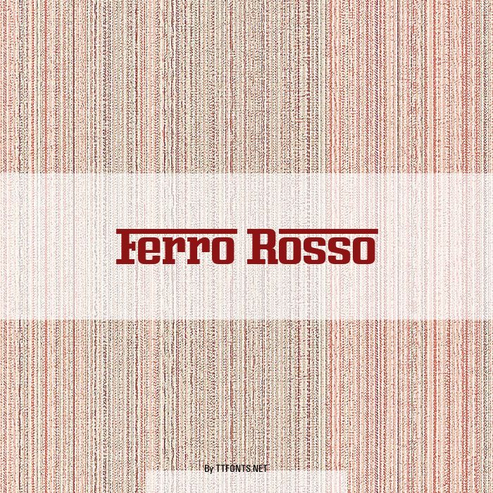 Ferro Rosso example