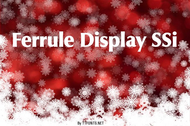 Ferrule Display SSi example